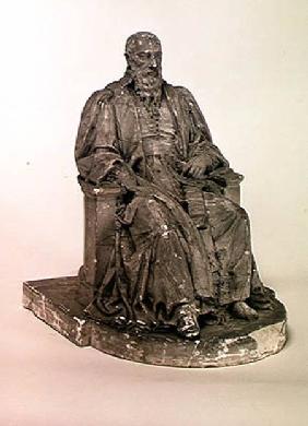 Seated statue of Michel de L'Hospital (c.1504-73)