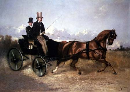 M. le comte de M. dans son Cabriolet from Louis Robert Heyrault