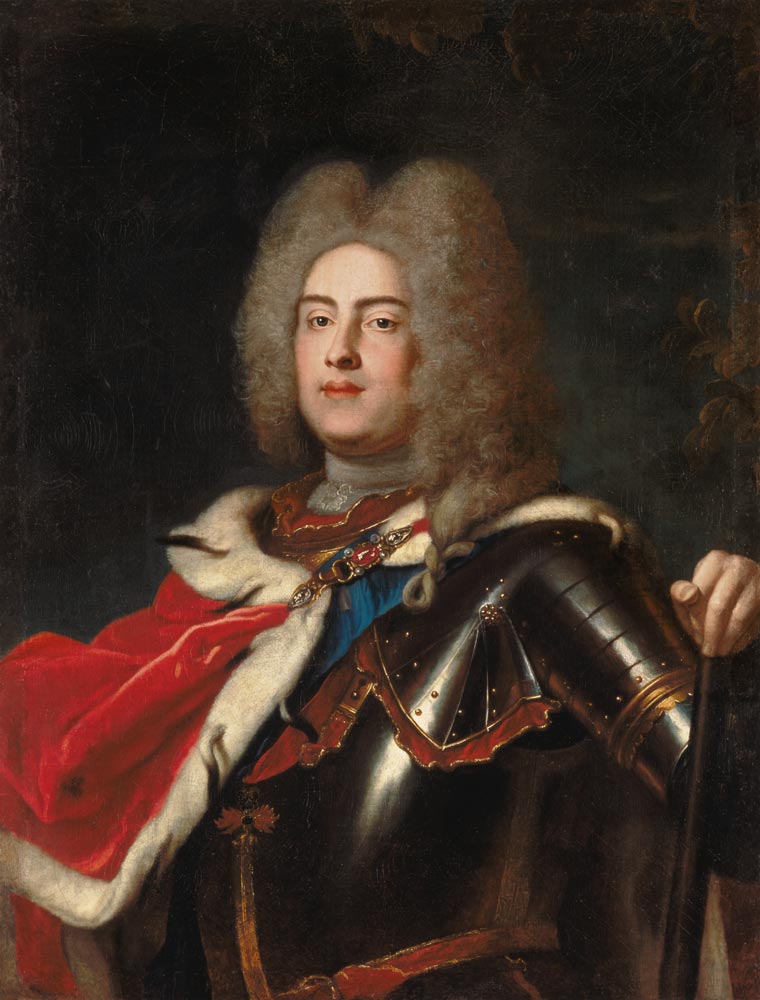 König August III. von Polen (Friedrich August II. von Sachsen) from Louis Silvestre d.J.