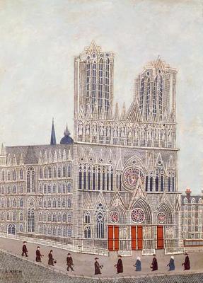 Rheims Cathedral, c.1923 (oil on canvas) from Louis Vivin