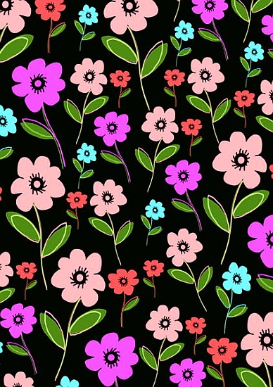 Retro Florals from  Louisa  Hereford