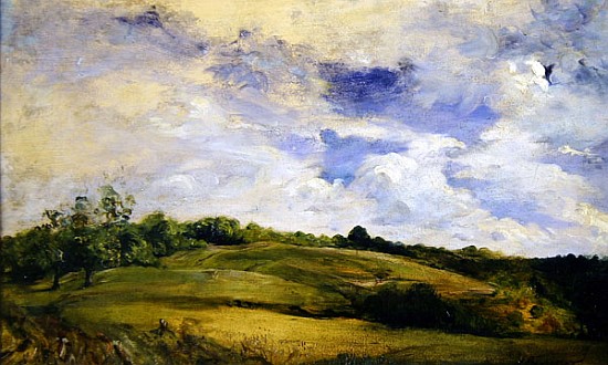 Landscape and clouds from Louis Antoine Leon Riesener