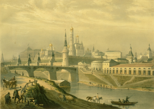 Moskau, Kreml from Louis Pierre Alphonse Bichebois