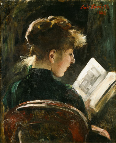 Lesendes Mädchen from Lovis Corinth