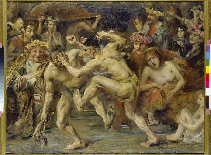 Odysseus im Kampf mit dem Bettler from Lovis Corinth
