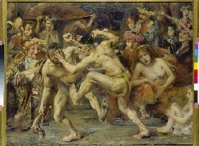 Odysseus im Kampf mit dem Bettler