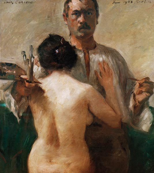 Self-portrait with nude