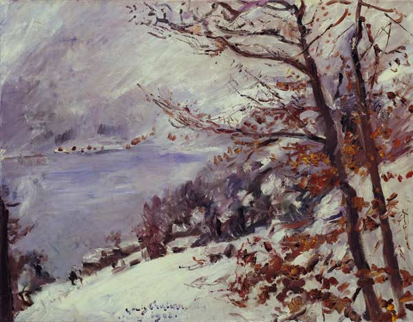 Der Walchensee im Winter from Lovis Corinth