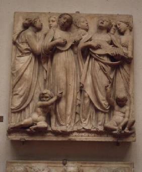 Singing angels, relief from the Cantoria