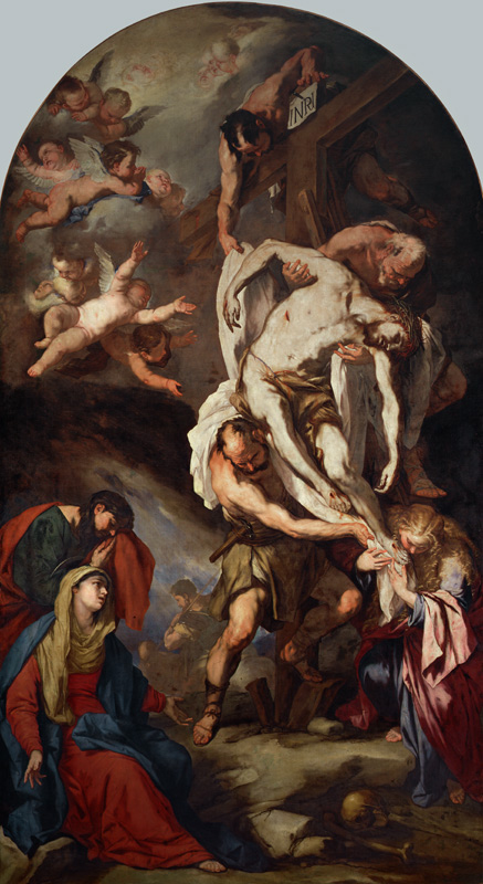 L.Giordano / Deposition fr.Cross /c.1653 from Luca Giordano