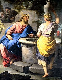 Christus und die Samariterin am Brunnen from Luca Giordano