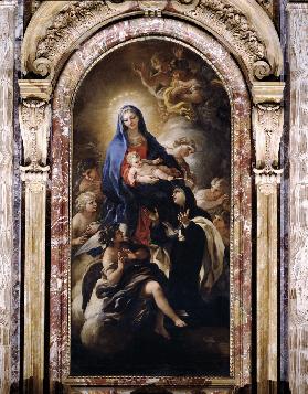 L.Giordano, Madonna u.Maria M.dei Pazzi