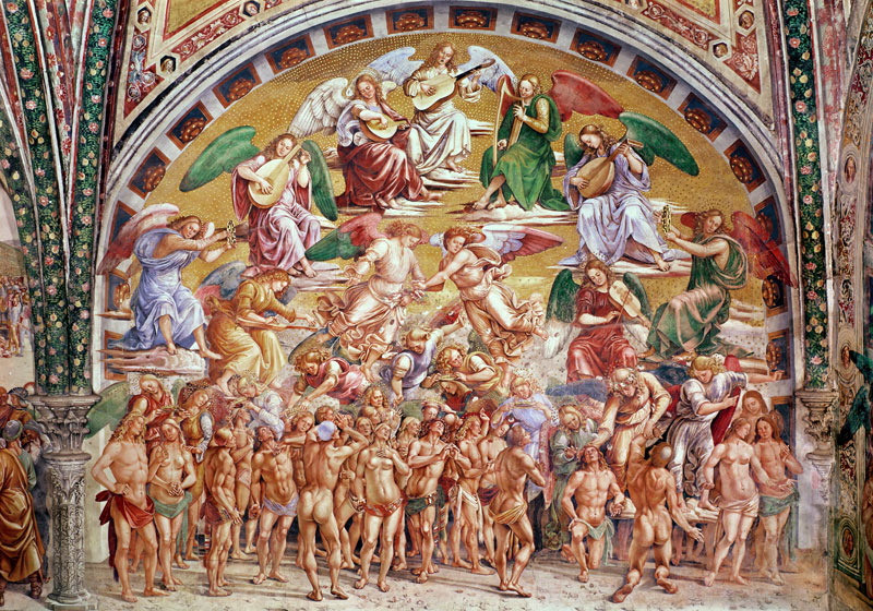 The Calling of the Chosen to Heaven (see also 136323) from Luca Signorelli