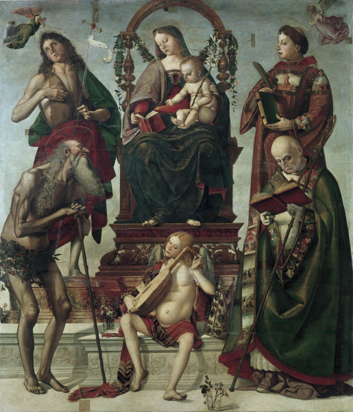 Mary and Sainats from Luca Signorelli