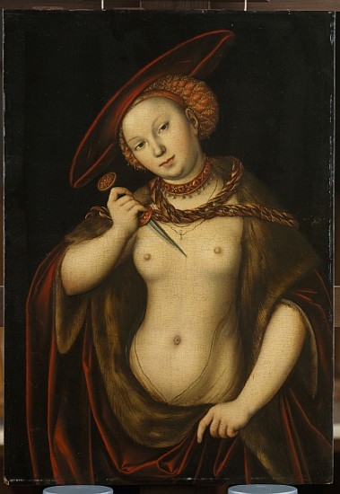 Lucretia from Lucas Cranach d. Ä.