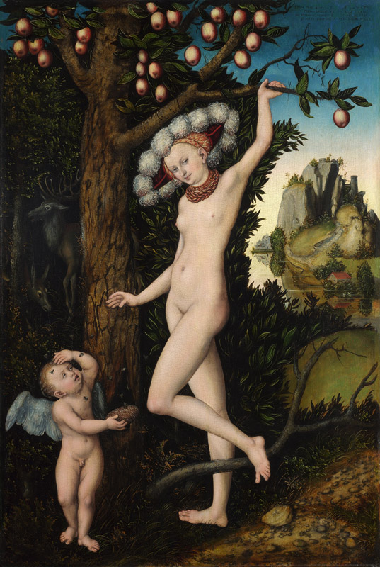 Cupid complaining to Venus from Lucas Cranach d. Ä.