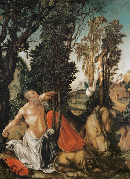 Der büßende hl. Hieronymus. from Lucas Cranach d. Ä.