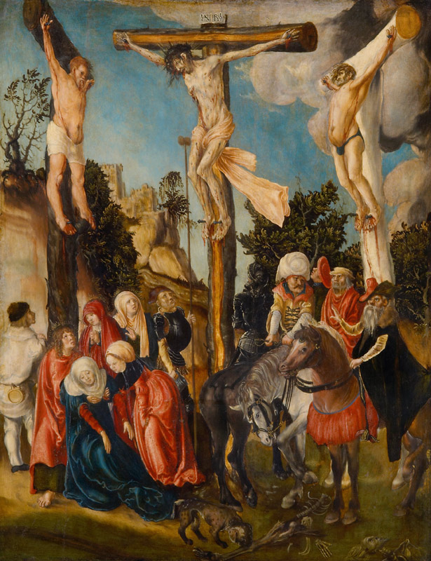 The Crucifixion from Lucas Cranach d. Ä.