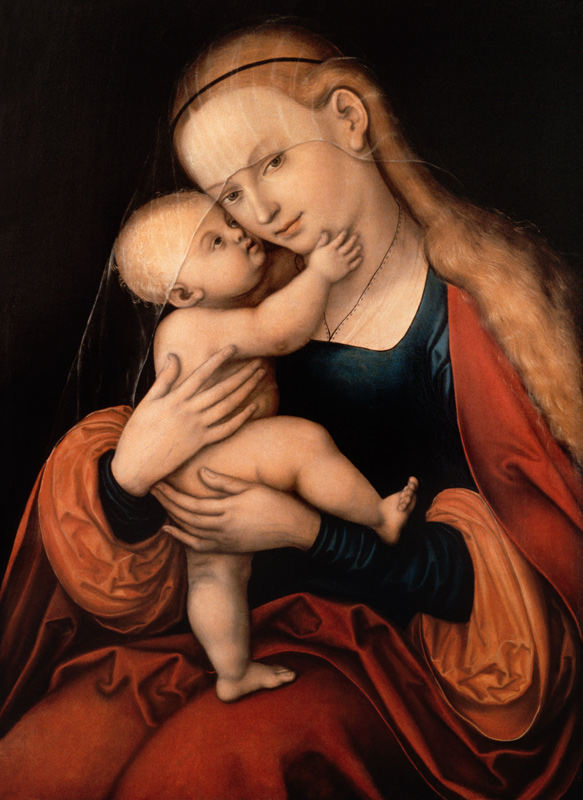 Madonna mit Kind (Passauer Gnadenbild) from Lucas Cranach d. Ä.