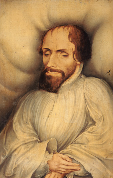 Philipp Melanchton auf dem Totenbett. from Lucas Cranach d. Ä.