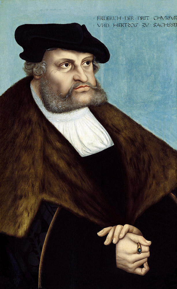 Portrait of Frederick III, Elector of Saxony (1463-1525) from Lucas Cranach d. Ä.