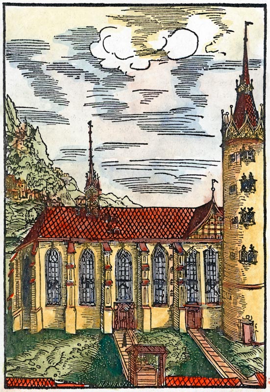 Wittenberg, Schlosskirche from Lucas Cranach d. Ä.