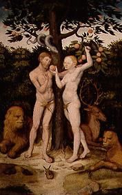 Adam und Eva. from Lucas Cranach d. Ä.