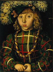 Bildnis des Sohnes des Kurfürsten Johann des Beständigen von Sachsen from Lucas Cranach d. Ä.