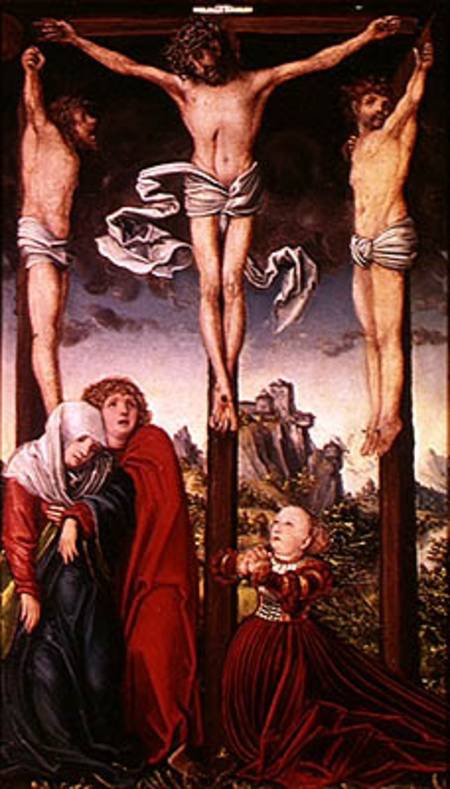 Christ on the Cross from Lucas Cranach d. Ä.