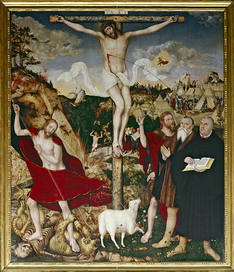 Christ on the Cross, 1552-55 from Lucas Cranach d. Ä.
