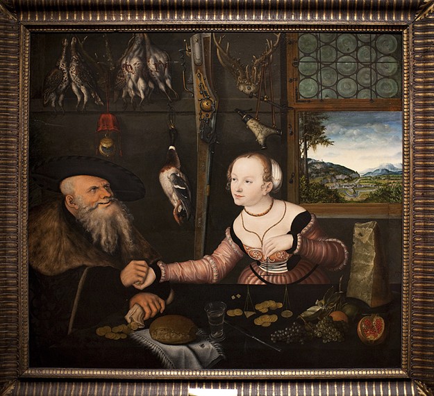 The Ill matched Couple from Lucas Cranach d. Ä.
