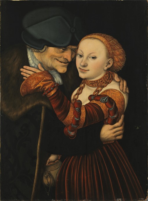 The Unequal Couple from Lucas Cranach d. Ä.