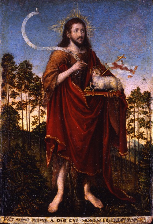 Saint John the Baptist from Lucas Cranach d. Ä.