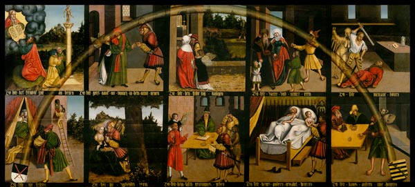 Die zehn Gebote from Lucas Cranach d. Ä.