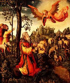 Der Engel erscheint dem hl. Joachim. from Lucas Cranach d. Ä.