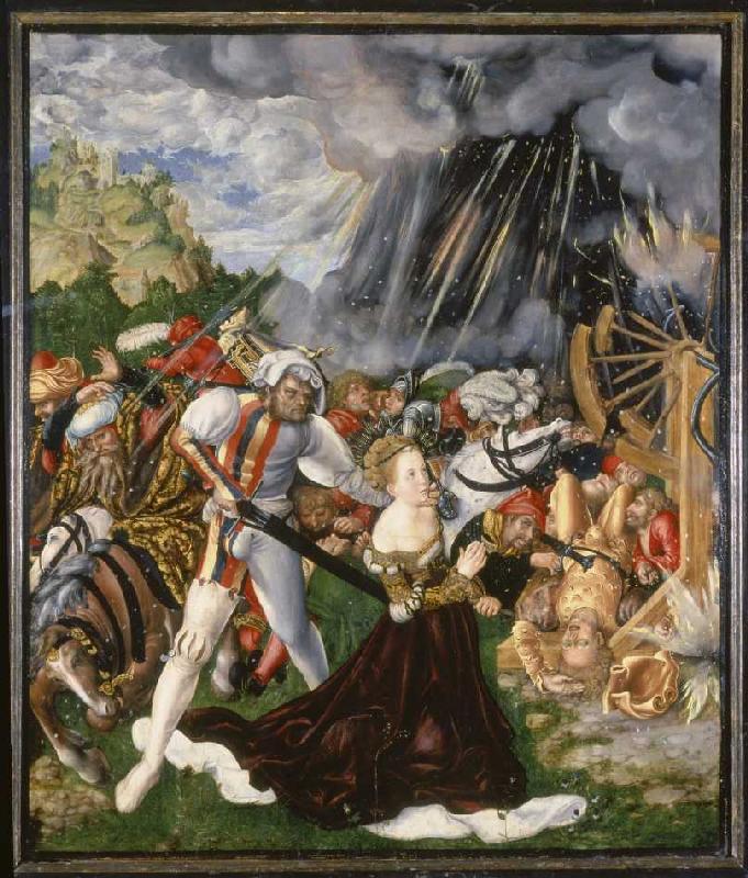 Die Enthauptung der hl. Katharina. from Lucas Cranach d. Ä.