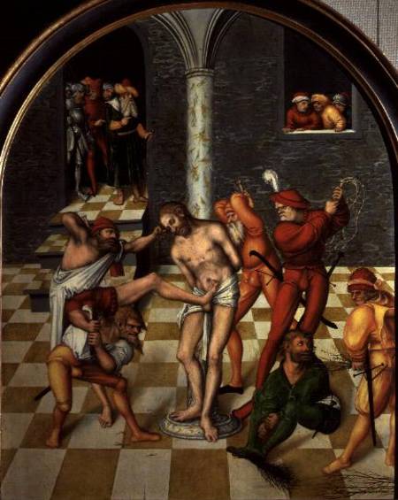 The Flagellation of Christ from Lucas Cranach d. Ä.