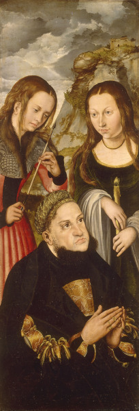 Frederick III , Portrait from Lucas Cranach d. Ä.