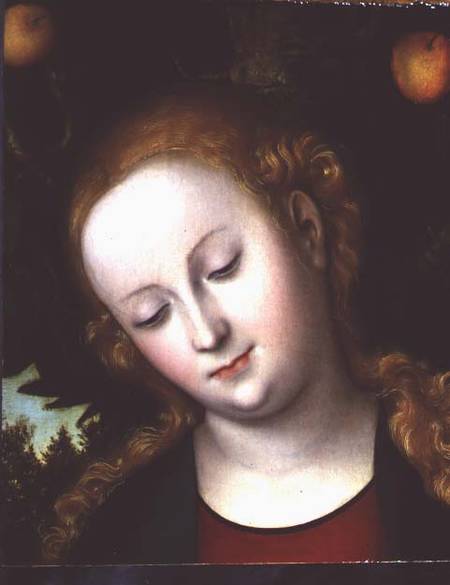 Head of the Virgin from Lucas Cranach d. Ä.