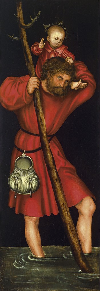 Saint Christopher from Lucas Cranach d. Ä.
