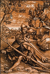 Der hl. Christophorus. from Lucas Cranach d. Ä.