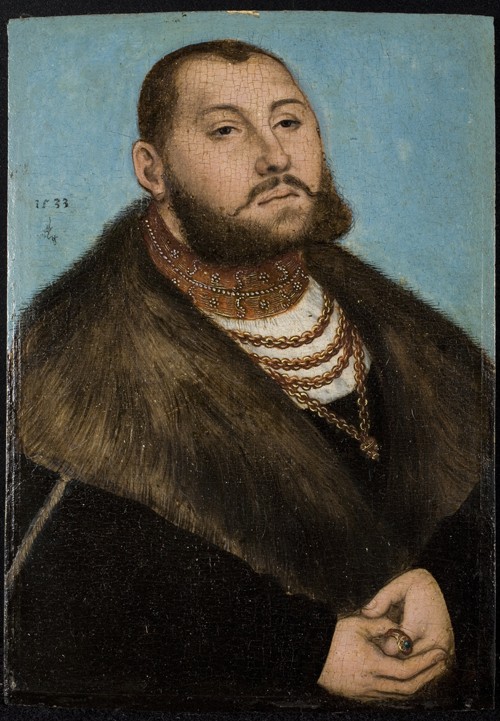 John Frederick I, Elector of Saxony (1503-1554) from Lucas Cranach d. Ä.