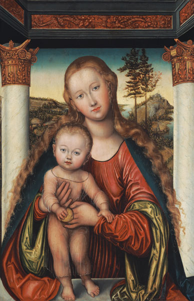 Die Jungfrau mit dem Kind (Madonna Polenska) from Lucas Cranach d. Ä.
