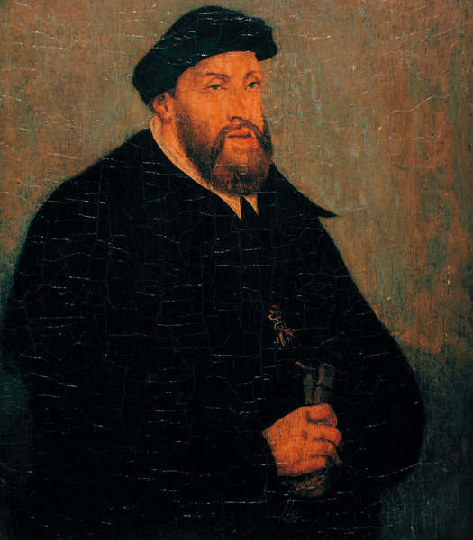 Emperor Charles V from Lucas Cranach d. Ä.