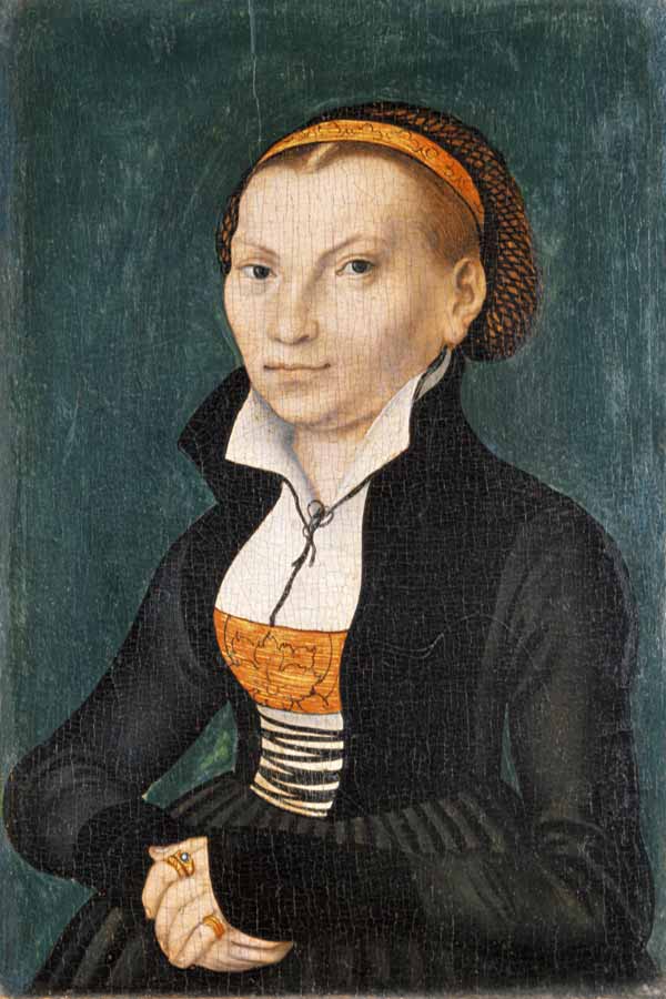 Katharina von Bora, future wife of Martin Luther from Lucas Cranach d. Ä.