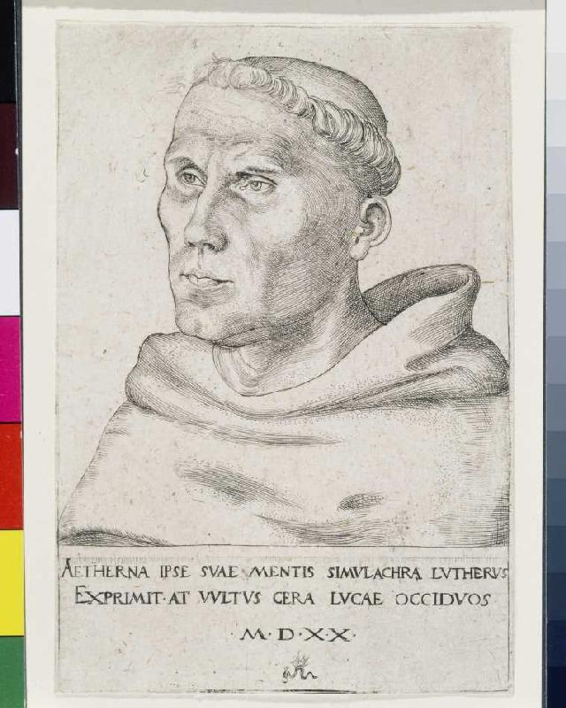 Luther als Augustinermönch from Lucas Cranach d. Ä.