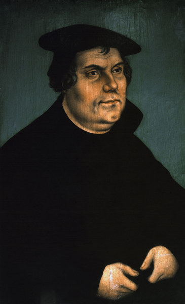 Luther,  Porträt from Lucas Cranach d. Ä.