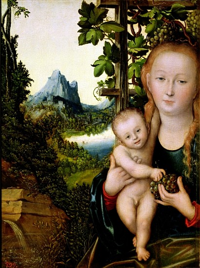Madonna and Child, c.1525 from Lucas Cranach d. Ä.