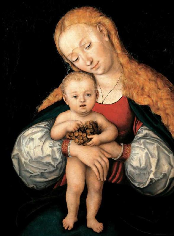 Madonna mit Kind und Trauben from Lucas Cranach d. Ä.