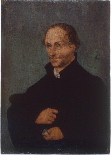 Philipp Melanchthon, Portrait from Lucas Cranach d. Ä.